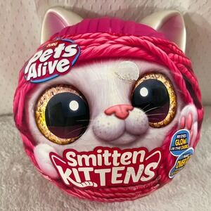 Pets Alive Smitten Kittens Surprise Mystery Plush Pet Cat Interactive Soft Toy